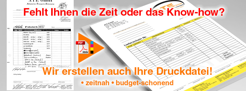 Druckdatei Lieferschein Top