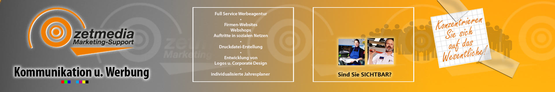 zetmedia Marketing-Support - Kommunikation u. Werbung für Sie und Ihr Unternehmen