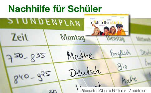 Flyer für Schüler-Nachhilfe