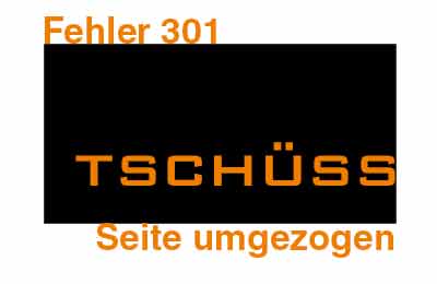 error301 - Seite umgezogen