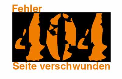 error404 - Seite verschwunden